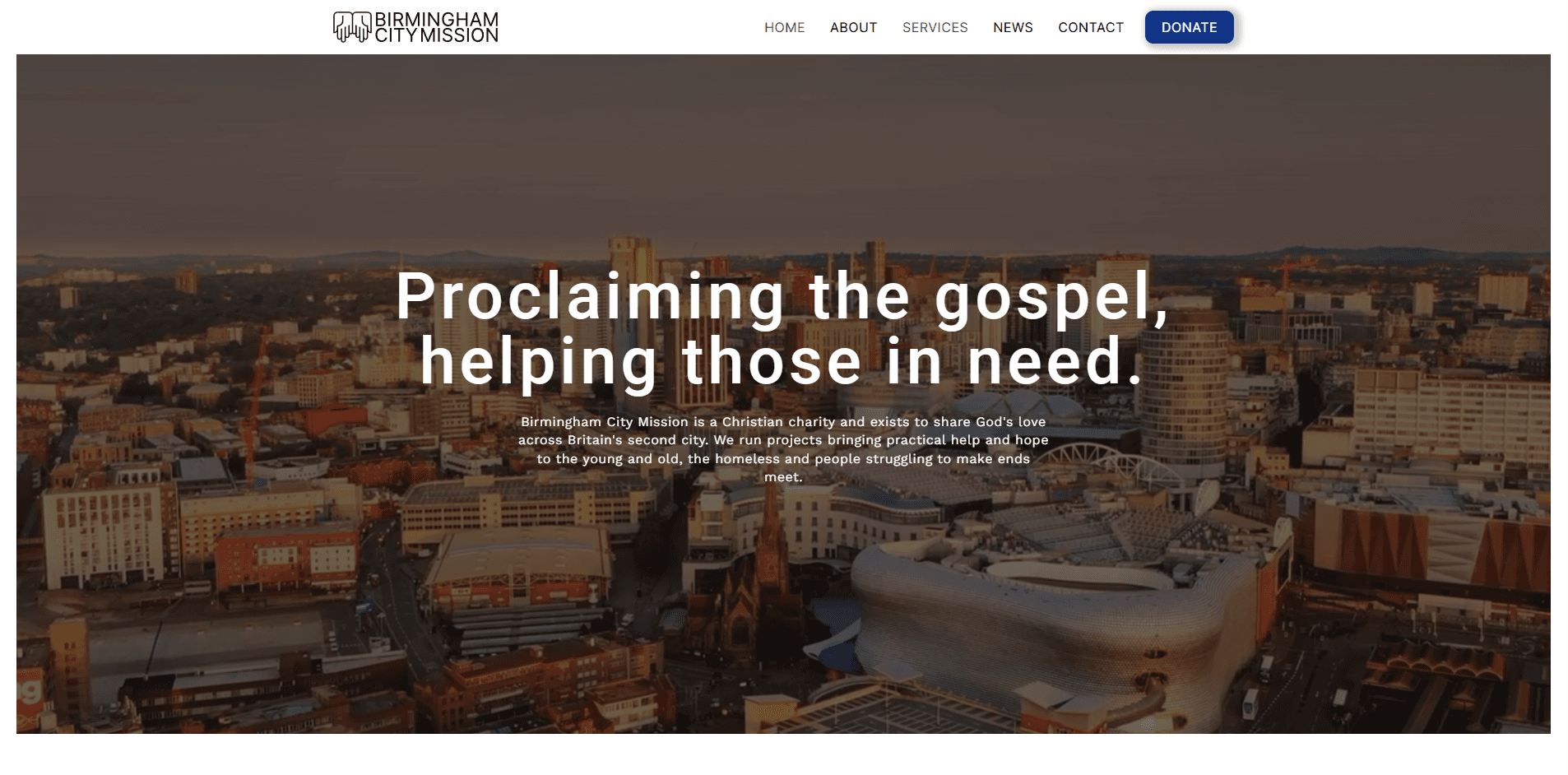 Birmingham City Mission website